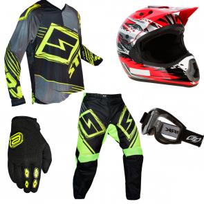 Kit Equipamento Motocross Start - 5 Itens