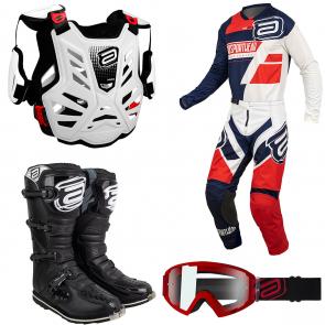 Kit Equipamentos ASW Combo Mini Moto DNA 2022 Branco