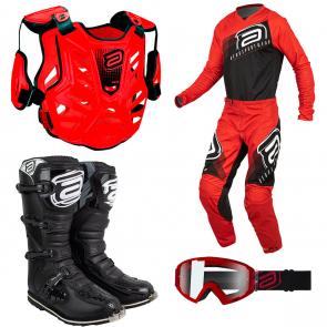 Kit Equipamentos ASW Combo Mini Spark 2022 Vermelho