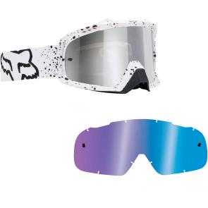 Kit Óculos Fox Air SPC Flight Branco + Lente Fox Air SPC Spark