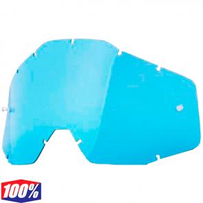 Lente 100% Azul Transparente