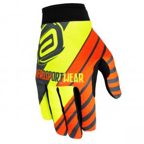 Luva ASW Race Moto DNA Laranja/Cinza 2022