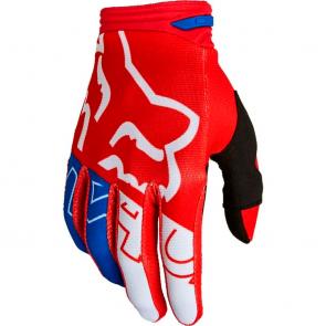 Luva Fox 180 Skew 2022 Vermelho/Azul