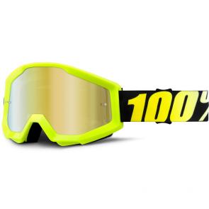 Óculos 100% Strata Neon Yellow Espelhado