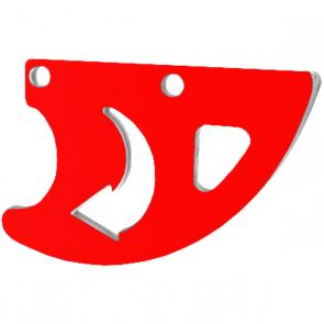 Protetor de Disco Traseiro Start Racing CRF 250R/450R 05/18 CRF 250X/450X 05/18 Anodizado