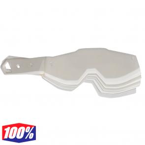 Tear Off 100% Racecraft/Accuri/Strata - 20 Unidades