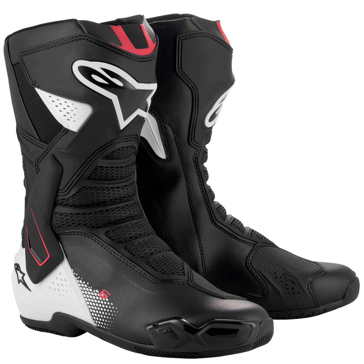 Alpinestars SMX-6 バイクブーツ 白黒　EU 37 23cm bota-alpinestars-smx-6-v3-
