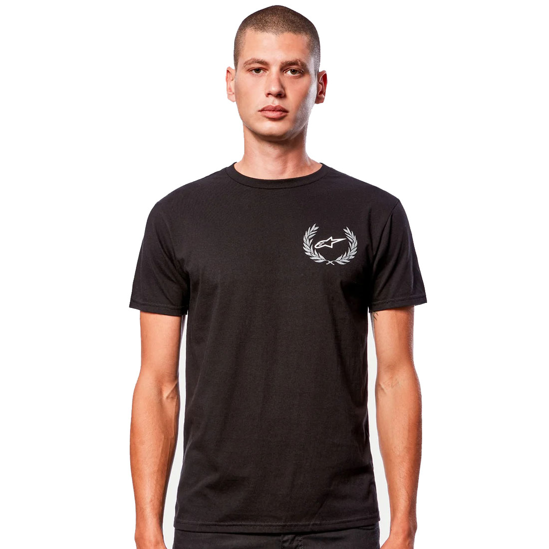 Alpinestars Wreath Tee Men's T-Shirt - 100% Cotton, Classic Fit, Front & Back Graphic Print