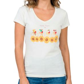 Camiseta Feminina Bike&Nuts Girassol Tour