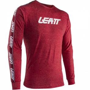 Camiseta Leatt Core Manga Longa Bordô
