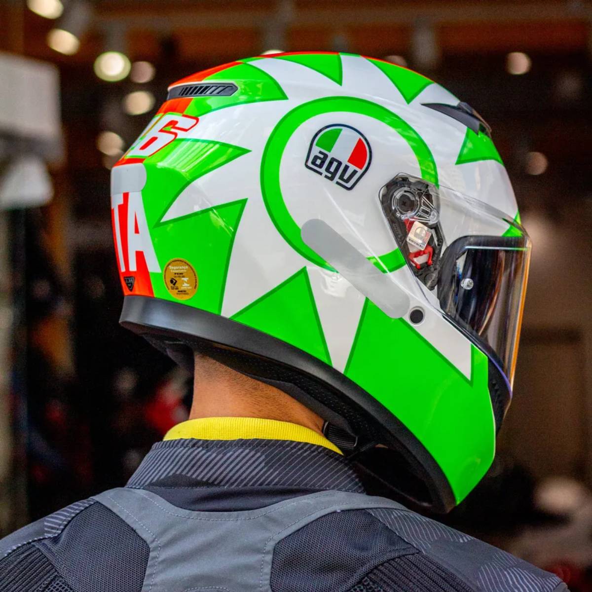 agv k3 rossi mugello SV Helmet at the highest levels the shell made of high AGV K1 S Rossi Mugello