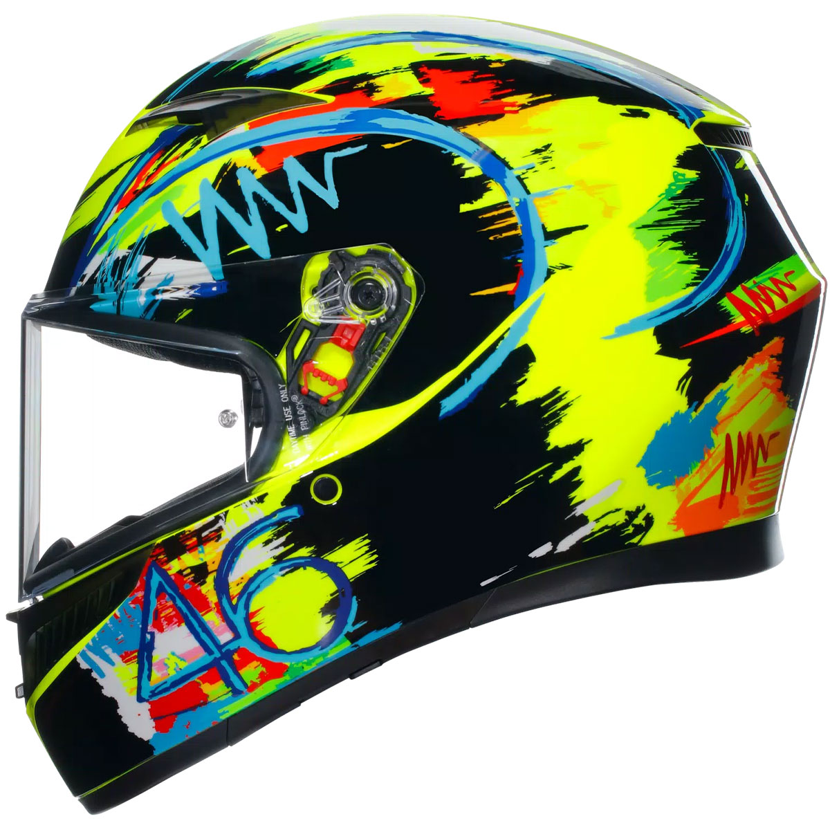 セキュリティ・セーフティ AGV K3 AsianFit ROSSI WINTERTEST 2019 XL Capacete AGV K3 Rossi Winter Test 19