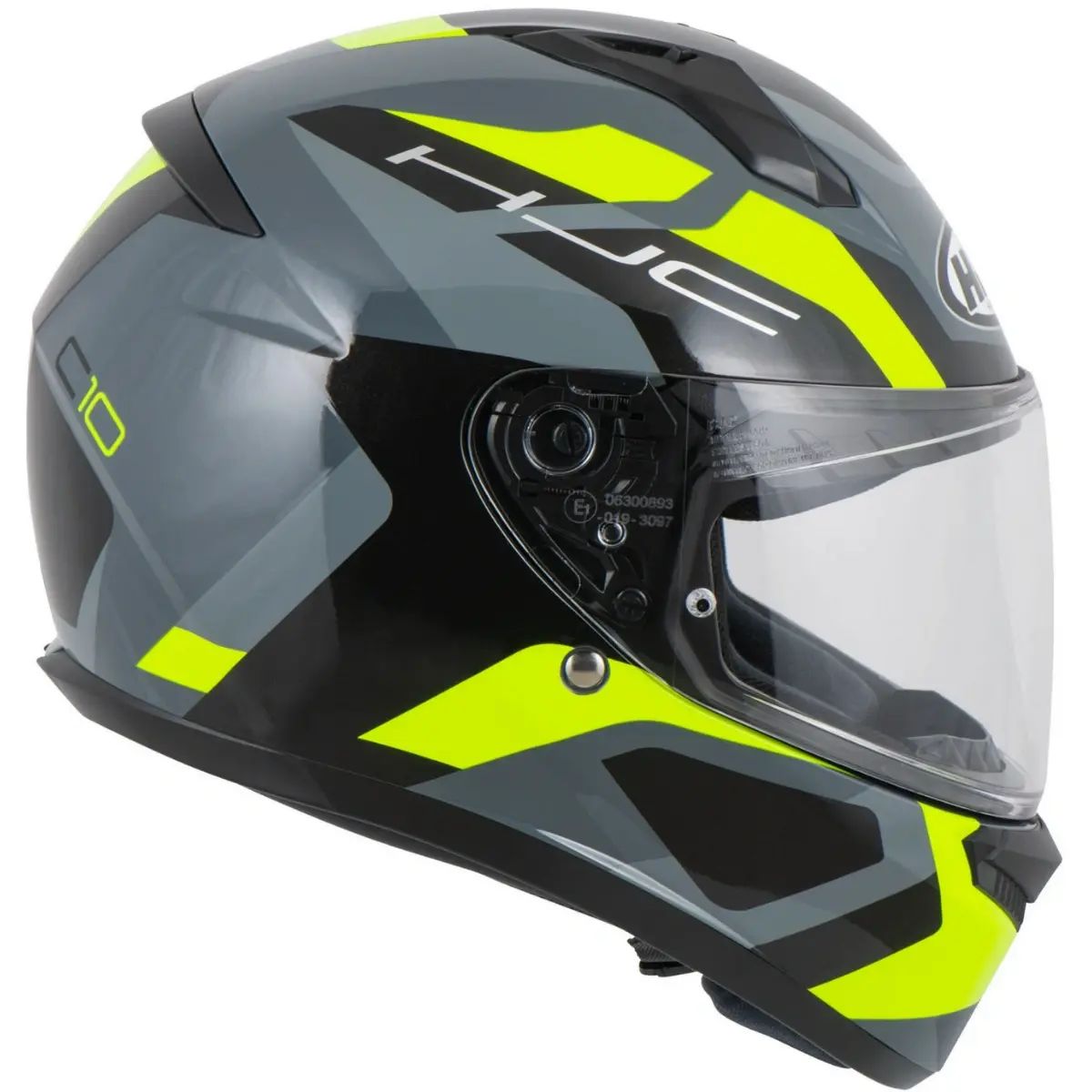 HJC C10 Tins Helm (Black/Red,XL (60/61