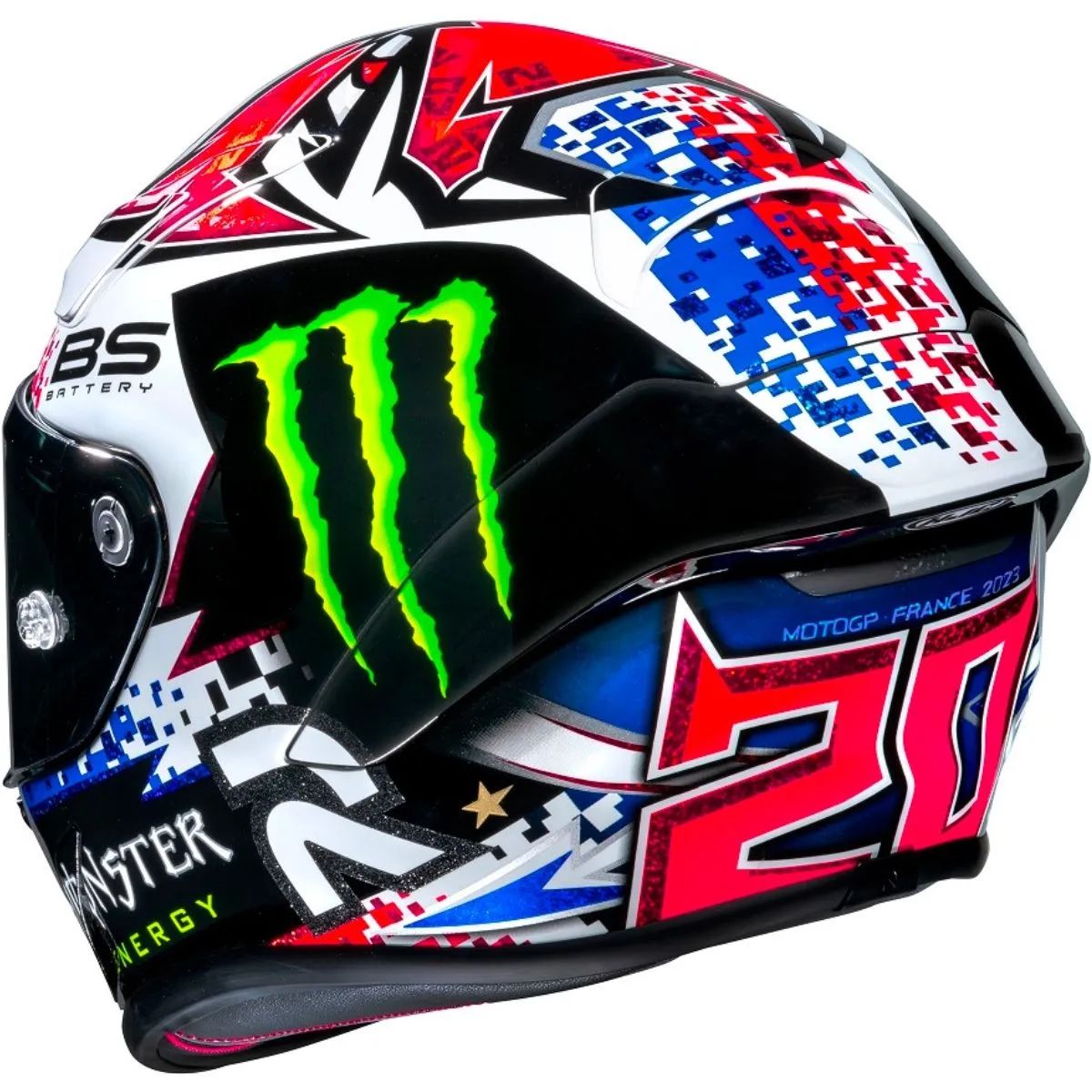 HJC RPHA 1 クアルタラロ　ルマン Capacete HJC Rpha 1 Quartararo Le Mans Monster Replica