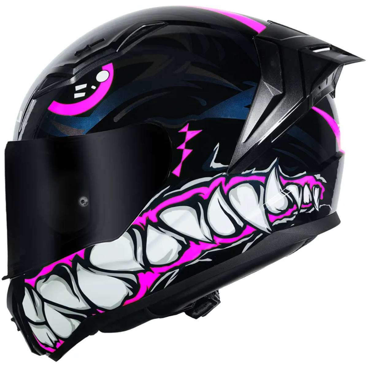 【EBISU】 No2 Lot2000 カモメ パープル 紫 虎耳 Capacete LS2 FF810 Vigo Sarbul
