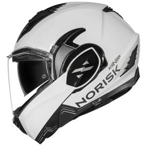 Capacete Norisk Avenger Monocolor Articulado Branco