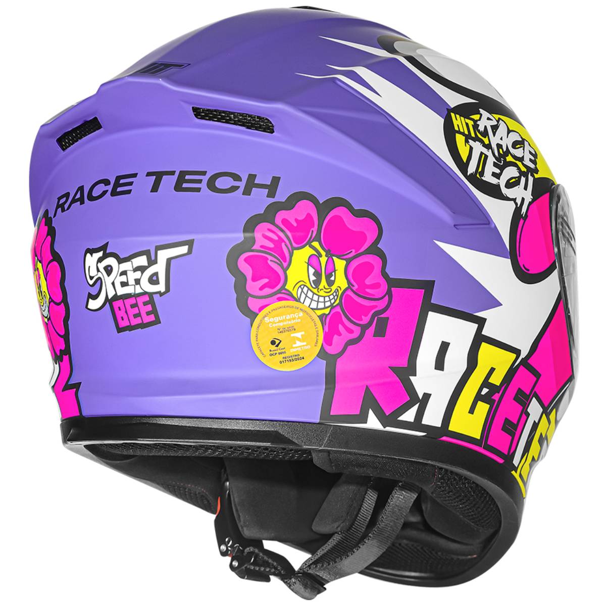 Speedbee Logo Capacete Race Tech Speedbee