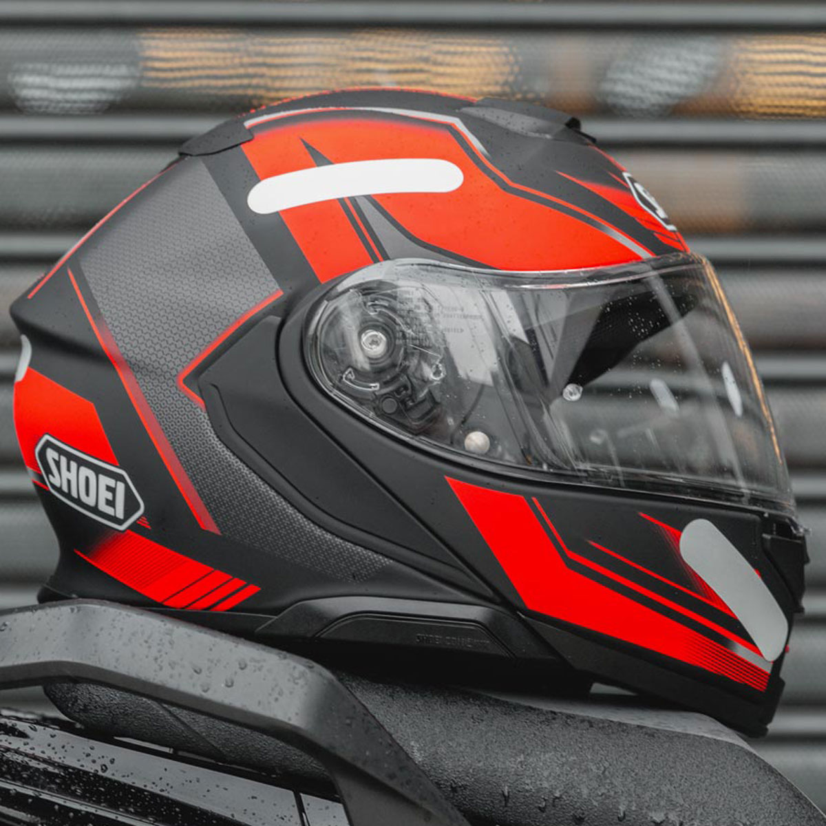 セキュリティ・セーフティ SHOEI NEOTEC3 GRASP TC-1 B+COMSX1 Capacete Shoei Neotec 3 Grasp TC-1 Articulado