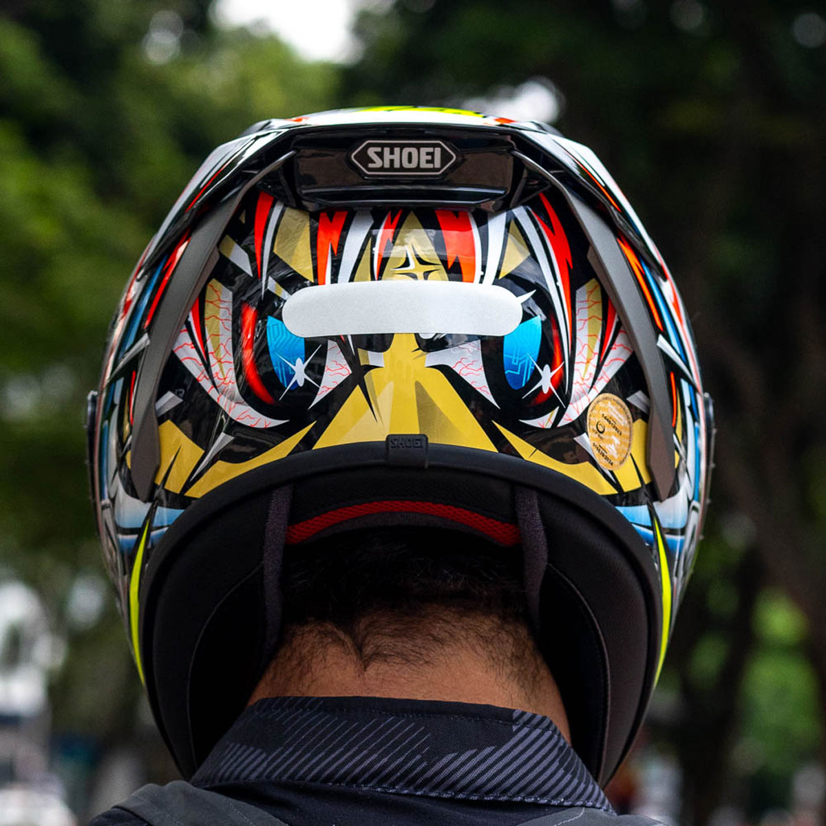 SHOEI　x-twelve　Daijiro　Mサイズ Capacete Shoei X-SPR Pro Daijiro TC-1 - Azul/Amarelo/Vermelho