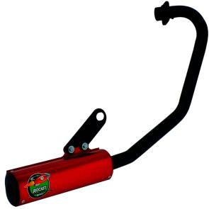 Escapamento Curva + Ponteira Wacs Rocket Honda Pop 110i
