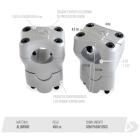 Adaptador de Guidão Biker Reforçado + Alongador Biker 28,5x55mm