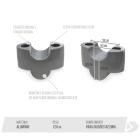 Alongador P/ Adaptador de Guidão Biker 22x25mm