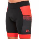 Bermuda Z-Nine Ride Preto/Vermelho