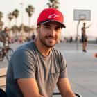 Boné Alpinestars Rostrum Vermelho/Preto