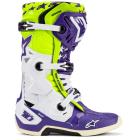 Bota Alpinestars Tech 10 Roxo/Amarelo
