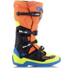 Bota Alpinestars Tech 5 Laranja Flúor/Azul/Amarelo