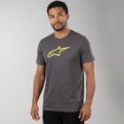 Camiseta Alpinestars Ageless Classic Cinza/Amarelo
