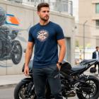 Camiseta Alpinestars Dot Camo Azul