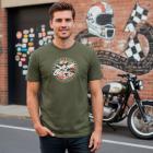 Camiseta Alpinestars Dot Camo Verde