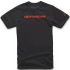 Camiseta Alpinestars Linear Wordmark Preto/Vermelho