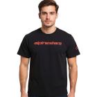 Camiseta Alpinestars Linear Wordmark Preto/Vermelho