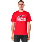 Camiseta Alpinestars Ride 4.0 Vermelho