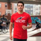 Camiseta Alpinestars Ride 4.0 Vermelho