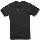 Camiseta Alpinestars Wordmark Combo Preto/Cinza