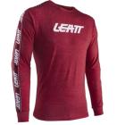Camiseta Leatt Core Manga Longa Bordô