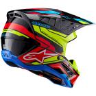 Capacete Alpinestars SM5 Action 2 Preto/Amarelo Flúor
