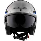 Capacete LS2 Aberto OF599 Bomb Rider Brushed