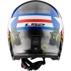 Capacete LS2 Aberto OF599 Bomb Rider Brushed