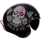 Capacete LS2 Aberto OF599 Pinky Muerte