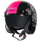 Capacete LS2 Aberto OF599 Pinky Muerte