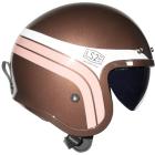 Capacete LS2 Aberto OF599 Sunrise Marrom/Branco