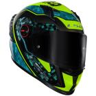 Capacete LS2 FF358 Pro Striker Azul/Amarelo