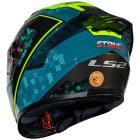 Capacete LS2 FF358 Pro Striker Azul/Amarelo