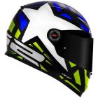 Capacete LS2 FF358 Starwar Azul/Amarelo Flúor