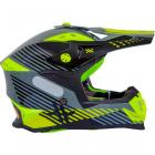 Capacete Mattos Racing Atomic Flúor/Cinza