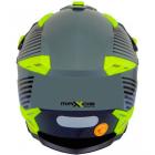 Capacete Mattos Racing Atomic Flúor/Cinza